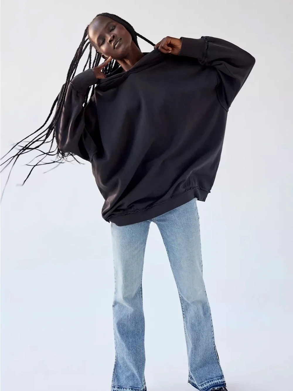 Urban Outfitters Nate Keep On Believing Oversized Sweatshirt Sz Small